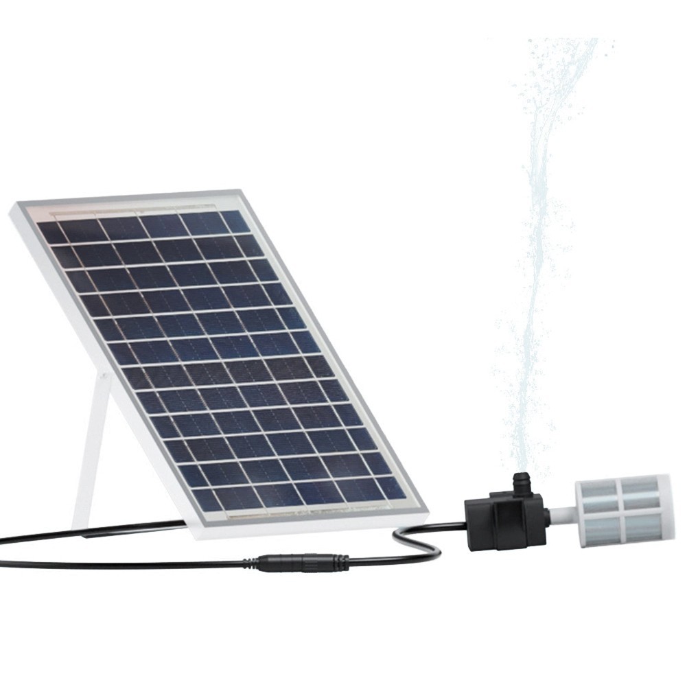 9V 10W Solar Panel and Submersible Water Pump for Aquatic Environments