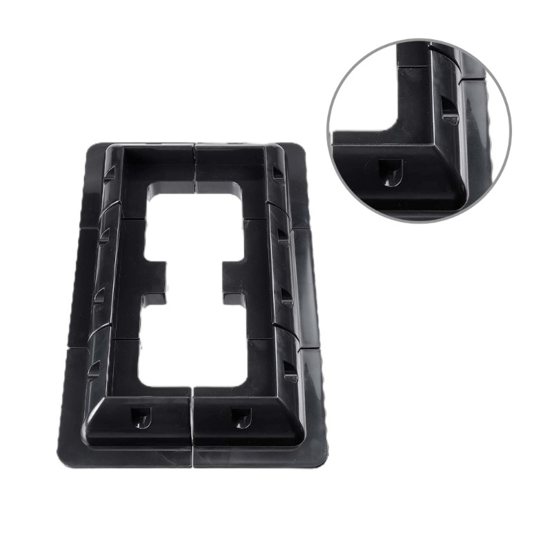 Corner Bracket Kit Easy Installation No Drill Support Kit for Camper Garages