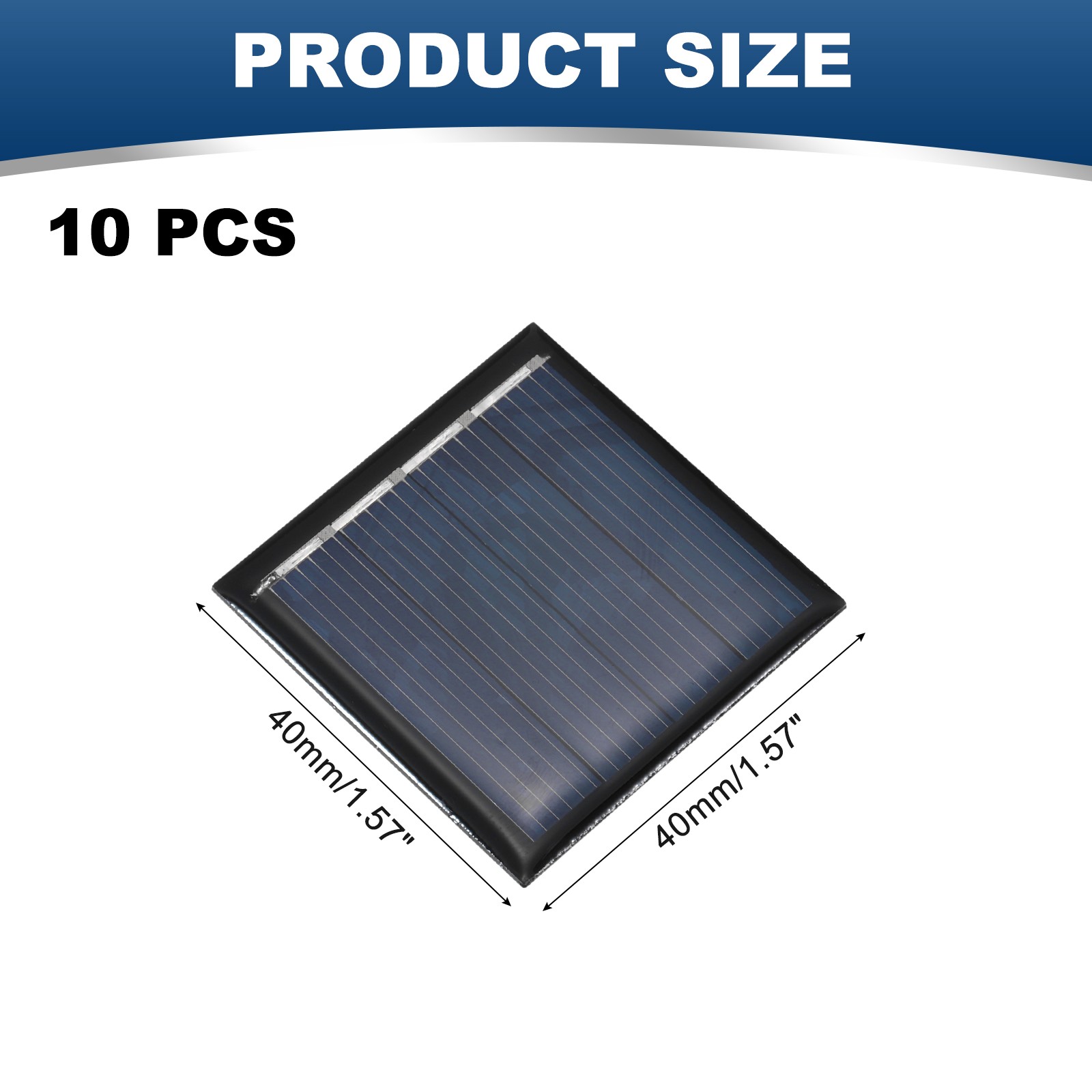 10PCS 2V 0.08W 0.04A Mini Solar Panels for Solar Power Small Solar Cells Panel
