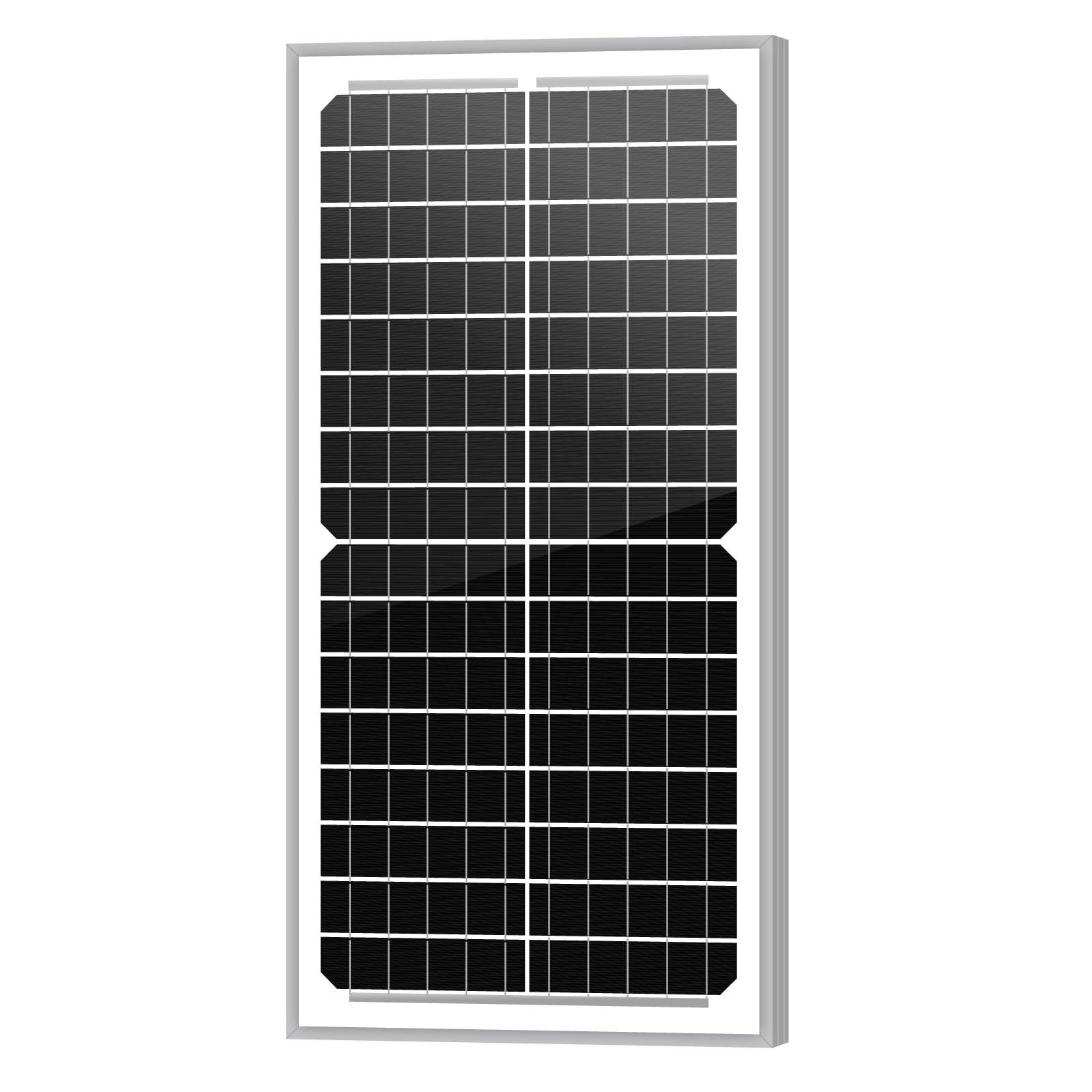 10W(Watts) 12V(Volts) Monocrystalline 10BB Solar Panel High-Efficiency PV Mod…