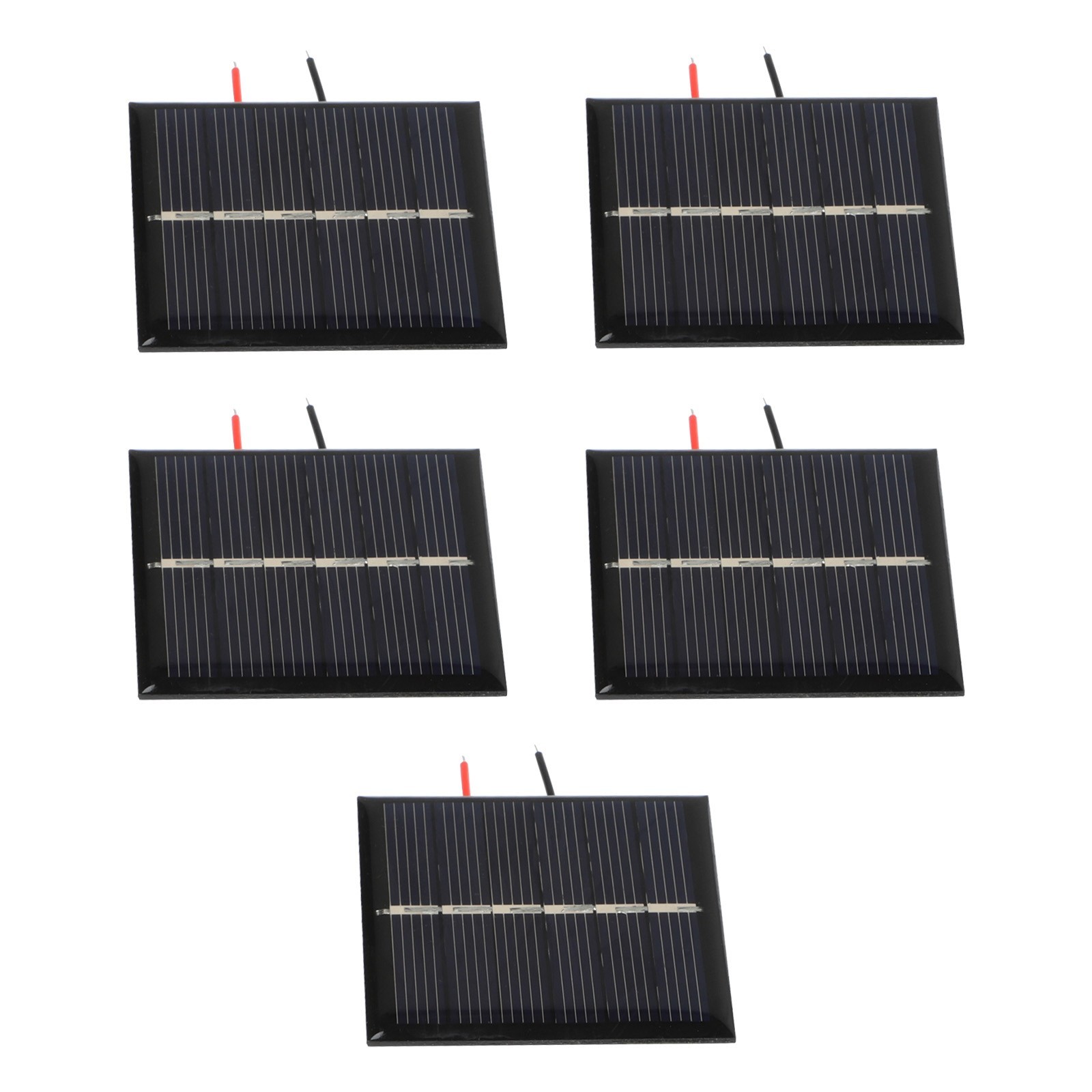 5PCS Solar Energy Panels 0 45W 3V for Outdoor Applications and Energy Needs