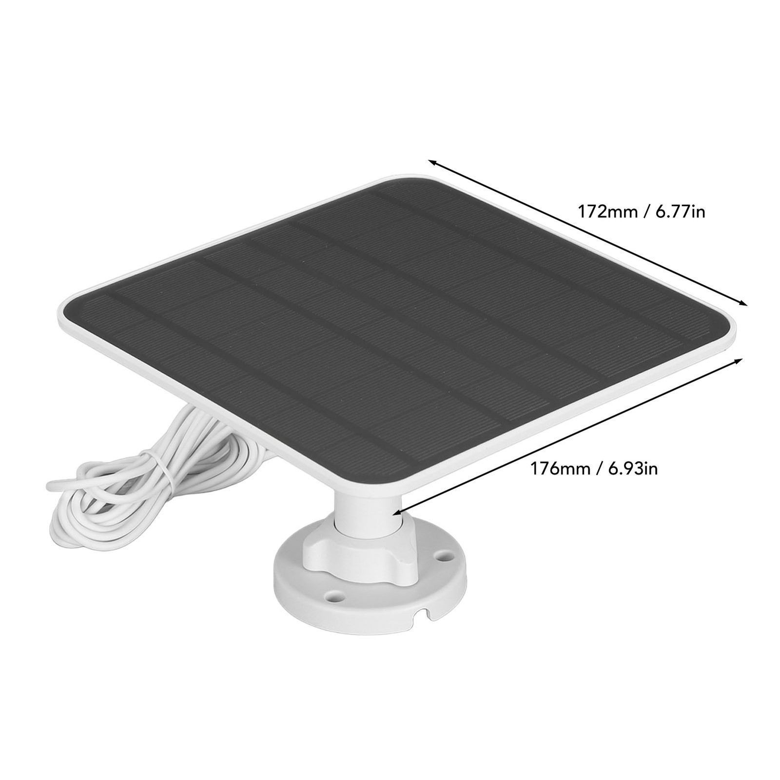 12W Solar Panel Charger IP65 Waterproof Magnetic Charging Security Camera Solar