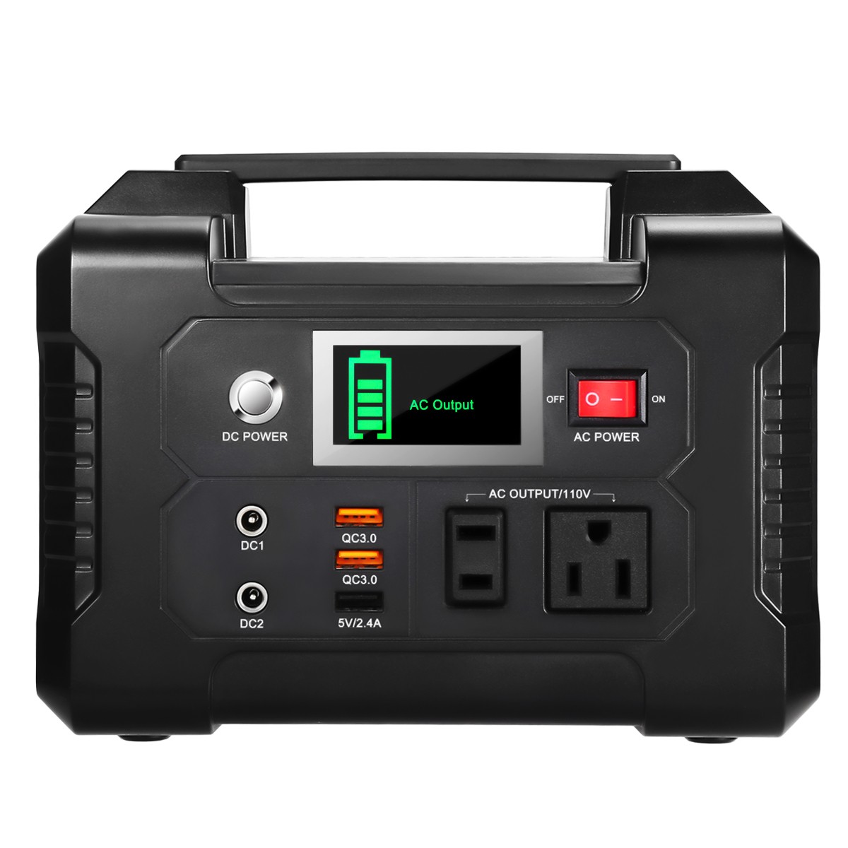 Flashfish 200W Portable Power Station Generator w/ Foldable 60W/18V Solar Panel