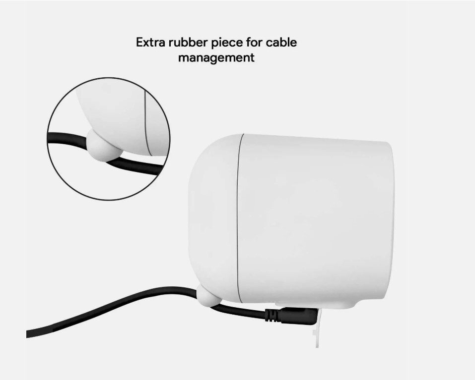 Wasserstein Solar Panel with 13.1ft/4m Cable Compatible with Arlo Essential