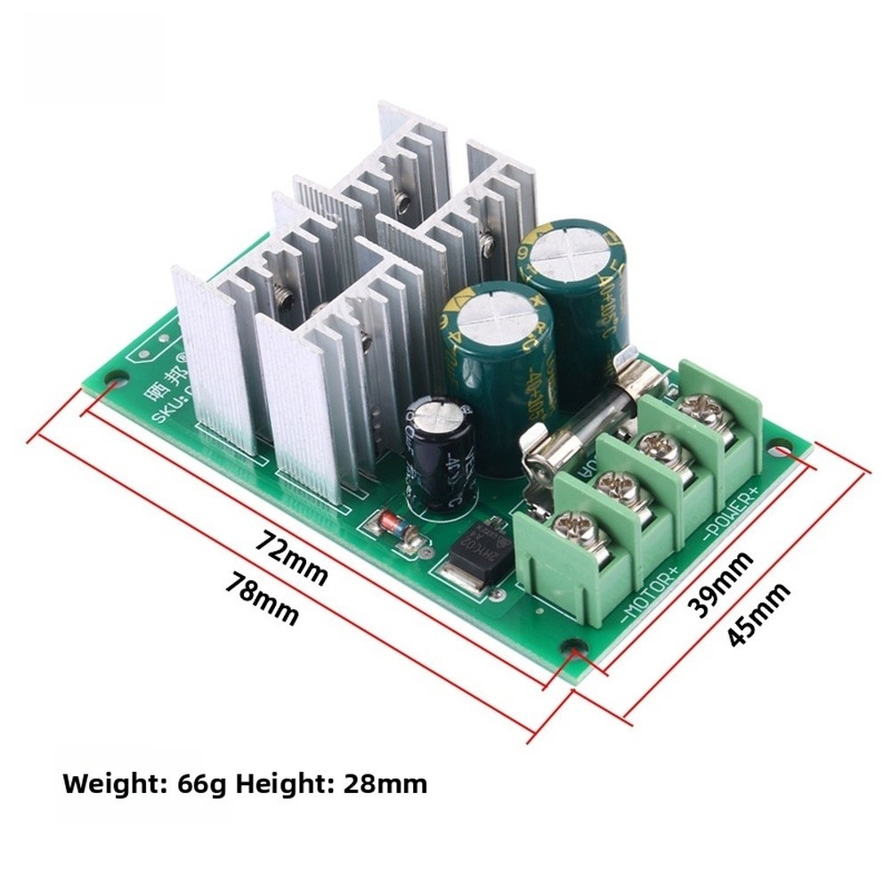 For DC Motor Control DC Motor Controller Analog 0-5V Input 20A Sustained Output