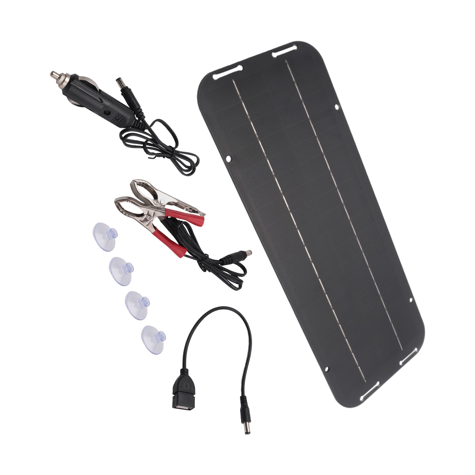 12V 6W Solar Panels Car Motorcycle Kick Scooter Portable Solar Panel Car 2420