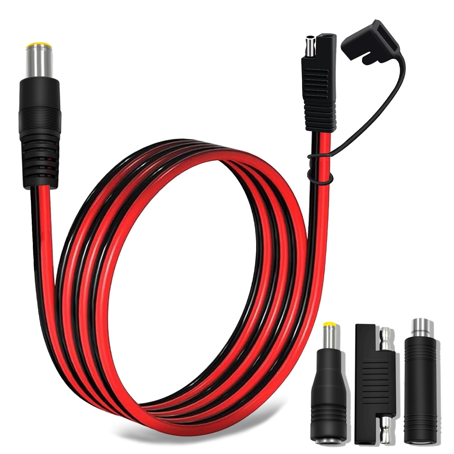 6ft SAE to DC8mm Male Solar Panel Adapter for Jackery Solar Panel DC8mm Adapter