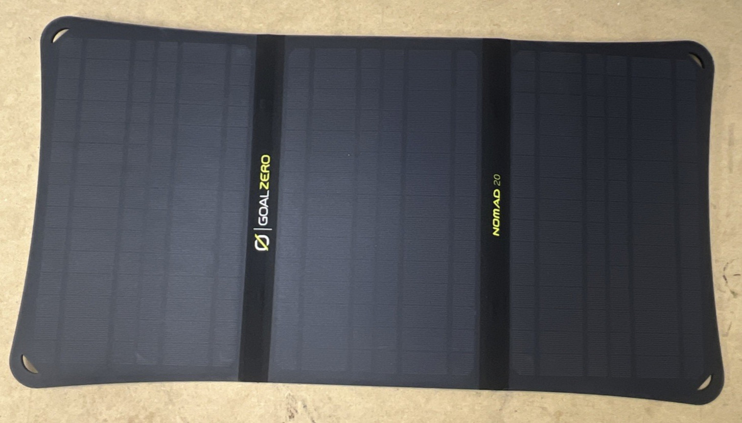 Goal Zero Nomad 20 20W Foldable Solar Panel Charger Black