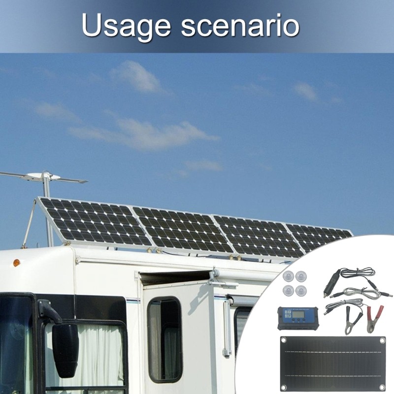 600W 100A Solar Panel with Wire Dripping Glues Plate Solar Systems Enduring
