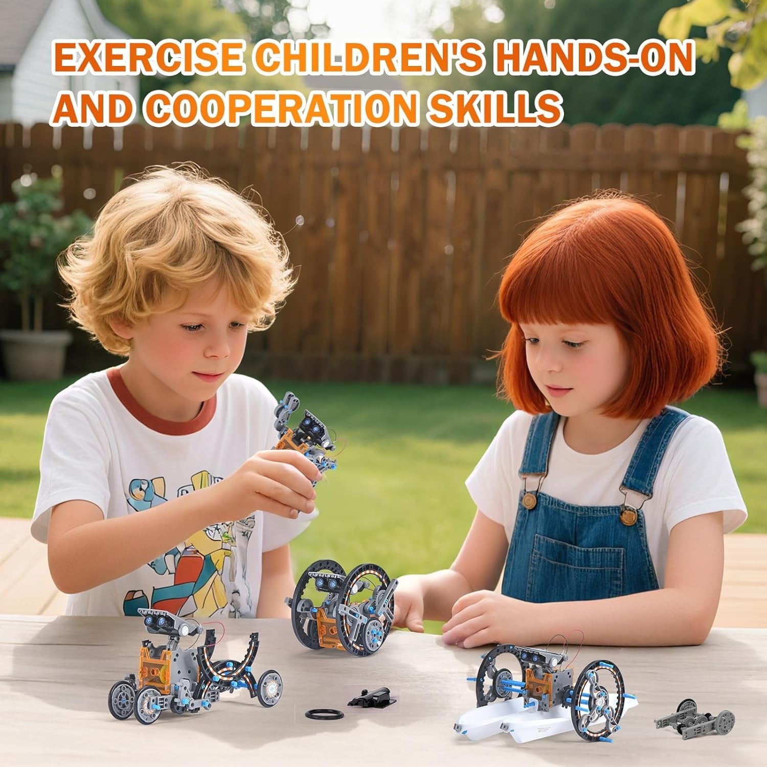 12-in-1 Solar Robot Kit for Kids Age 8-12 STEM Educational Science Building