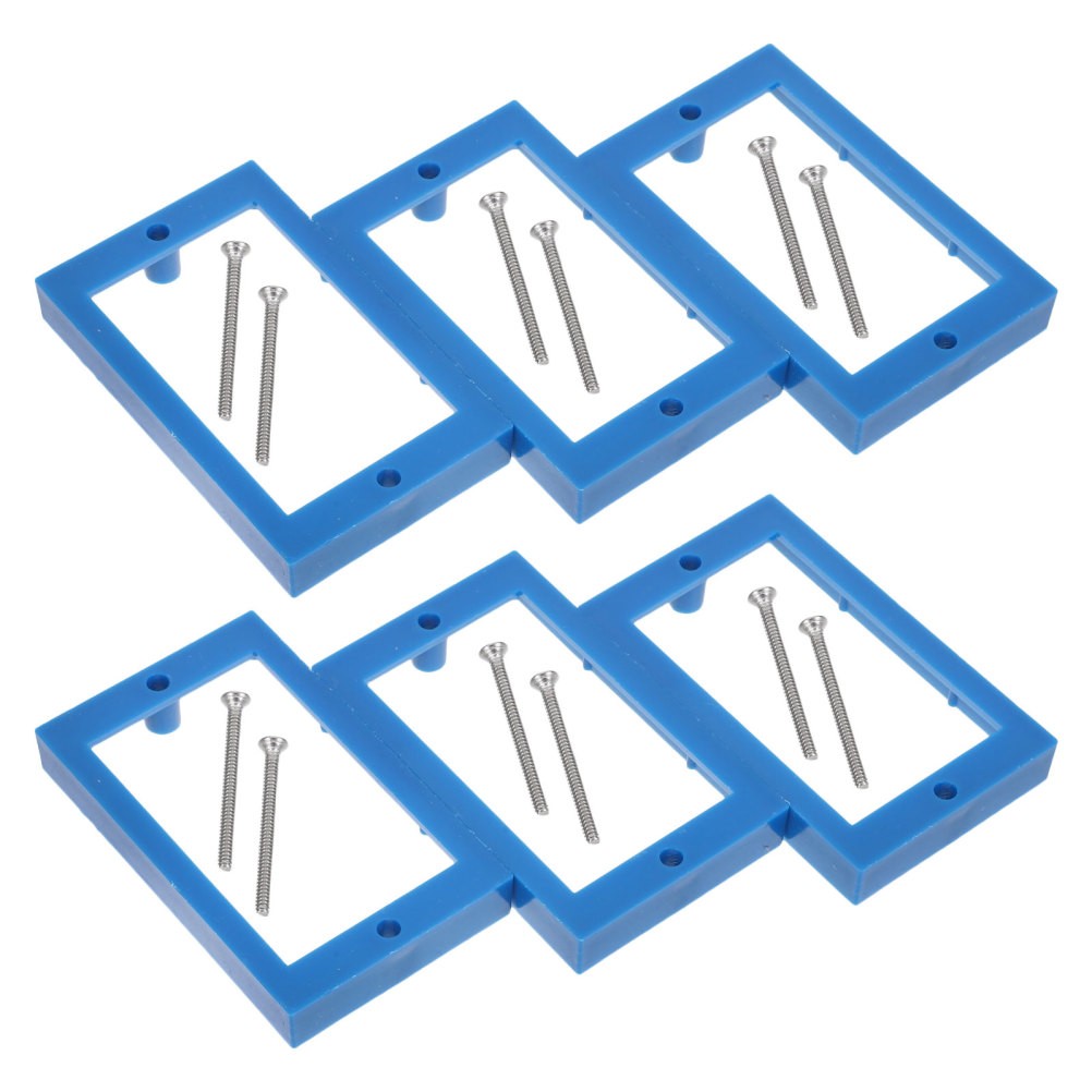 6pcs Electrical Box Extenders: Single Gang Box Extender with Screws – Wall