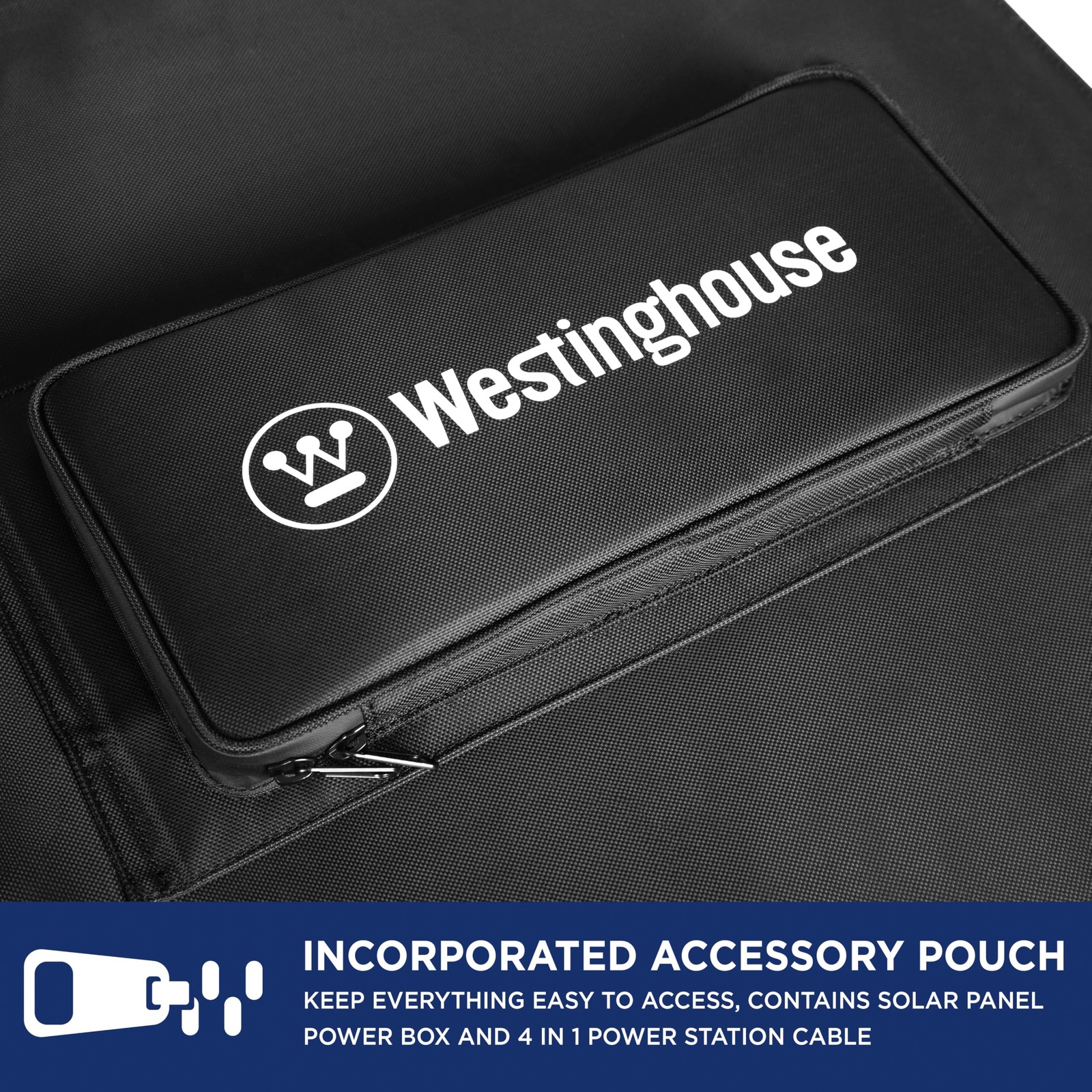 Westinghouse Portable 100W Solar Panel for Portable Power Stations, iPhone, iPad