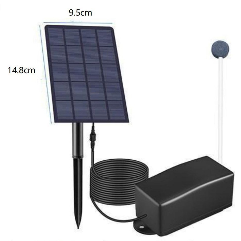 Efficient Aeration Solar Oxygen Pump Renewable Energy 2.5W Solar Power