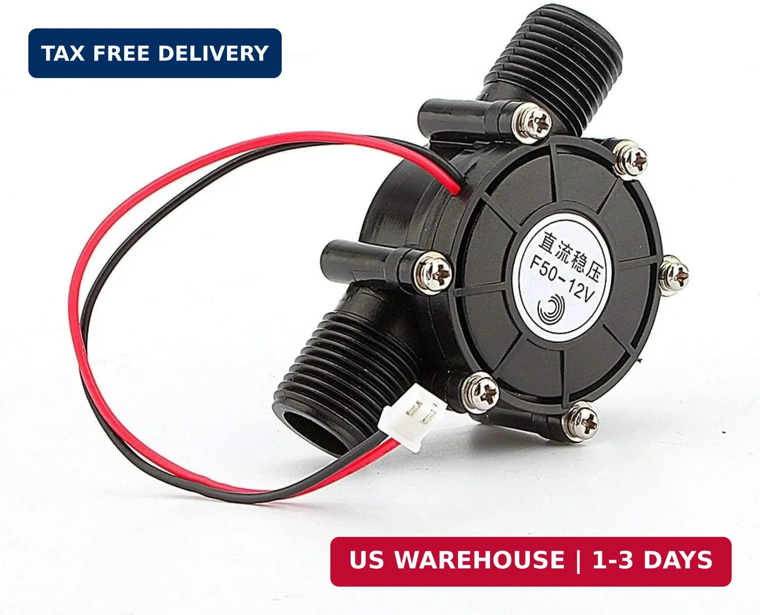 Watris Veiyi Micro HydroTurbine, Water Turbine Generator, DC 12V Hydro Power Gen