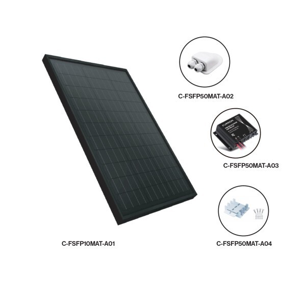Furrion RV Solar Panel Battery Maintainer 100W FSFP10MAT-BL