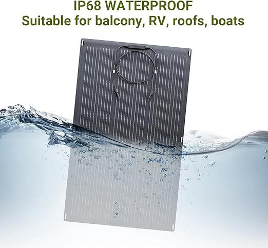 ALLPOWERS SF-200 200W Flexible Solar Panel for Power Station Boats,Trip,Outdoor