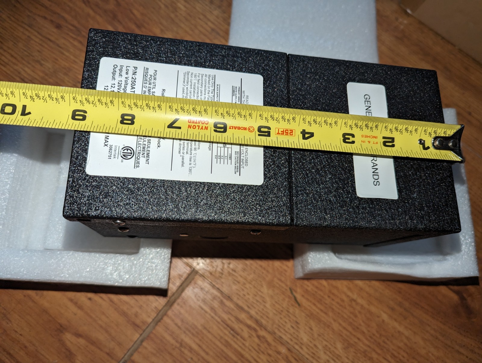 Tech Lighting 700 AT 150T Black Transformer At 150W- XFMR Only 12.5 Amp Max