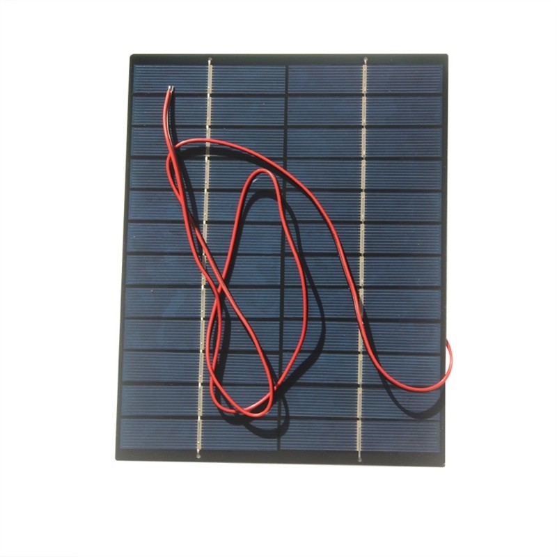 Solar Panel Polycrystalline Silicon Board 6V/12V 5.2W/5W Solar Panel Drop Glues