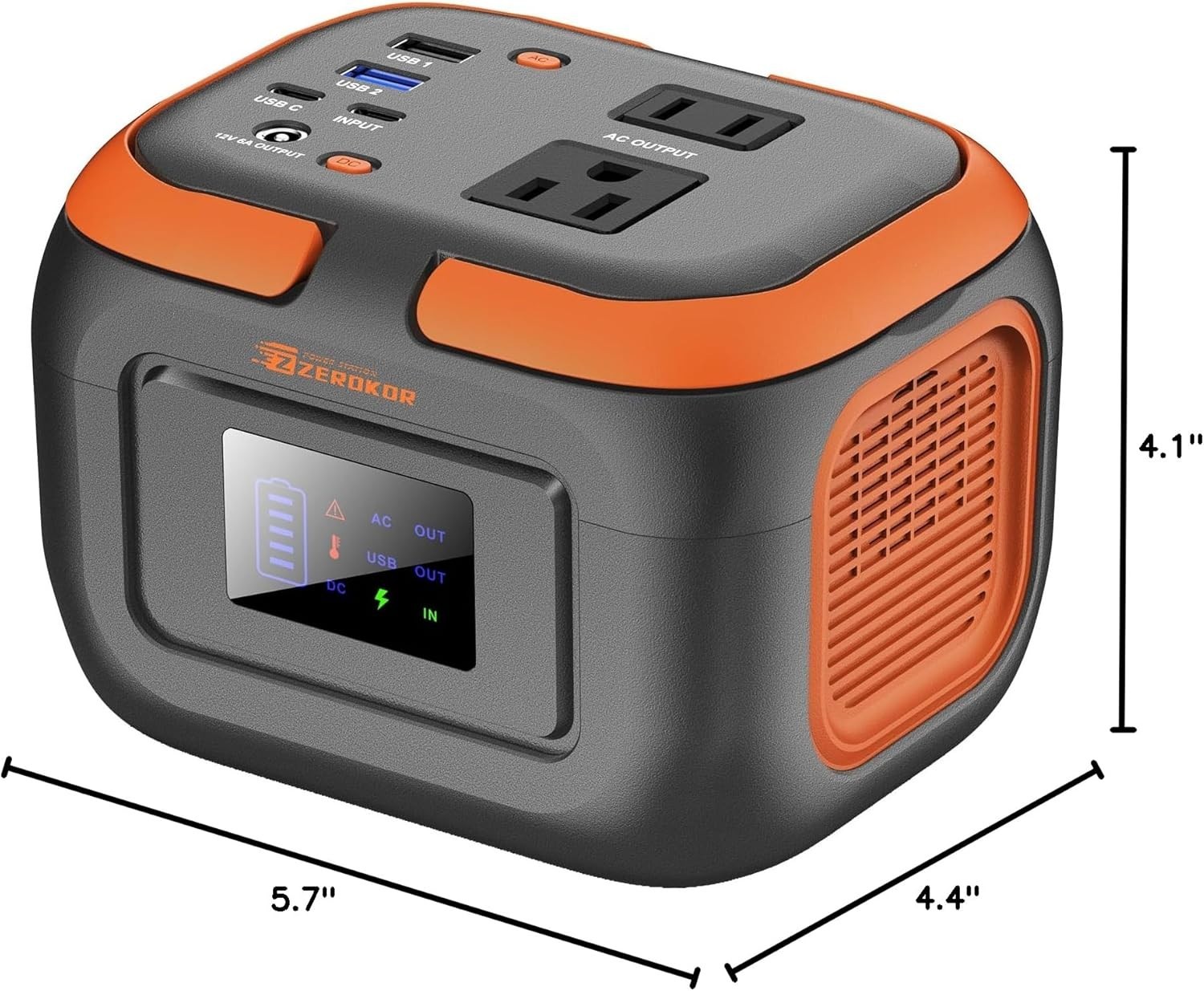 Portable Power Station 120W – AC Outlet, USB C Input