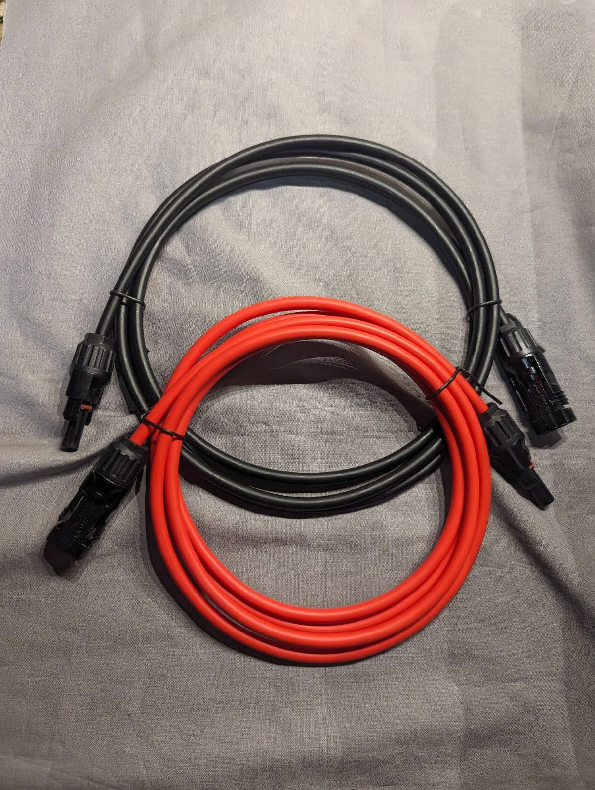 Cable de Extensión Solar 20Ft 10AWG Impermeable para Paneles y RV
