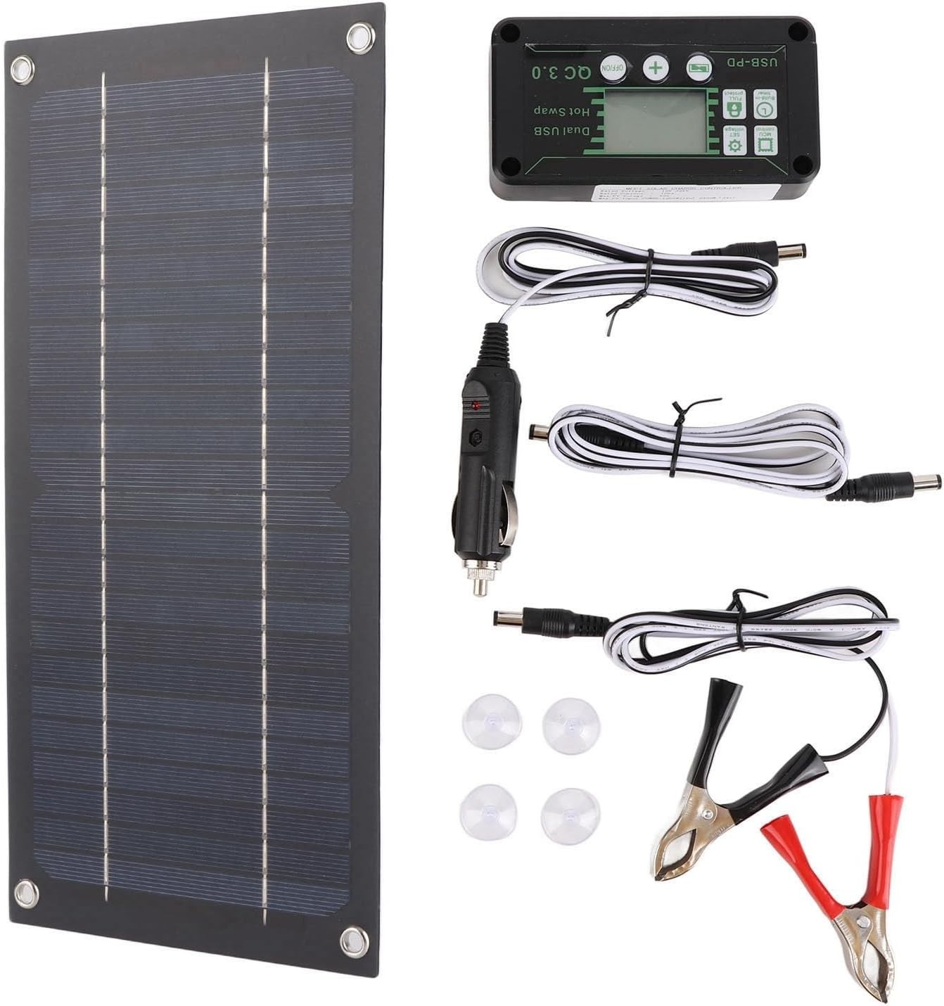 High-Efficiency 600W Solar Panel Charger with 100A Controller for Adventure
