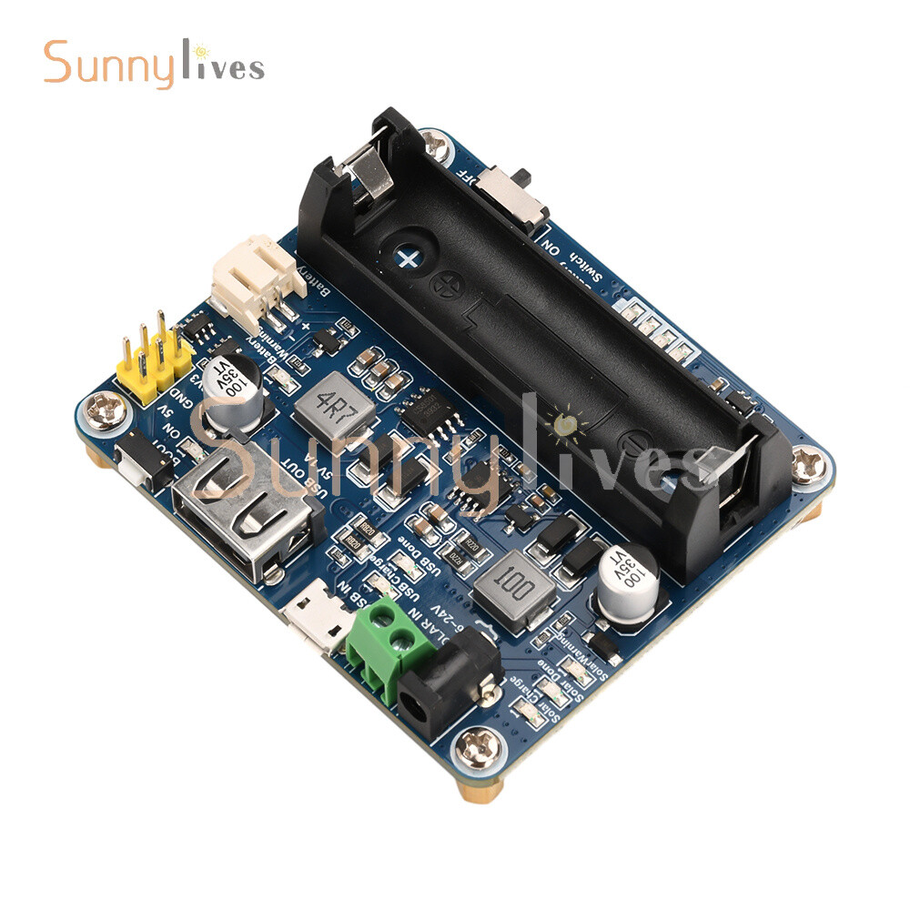 6V~24V Solar Panel Power Management Module Support MPPT 850mAh Li-ion Battery