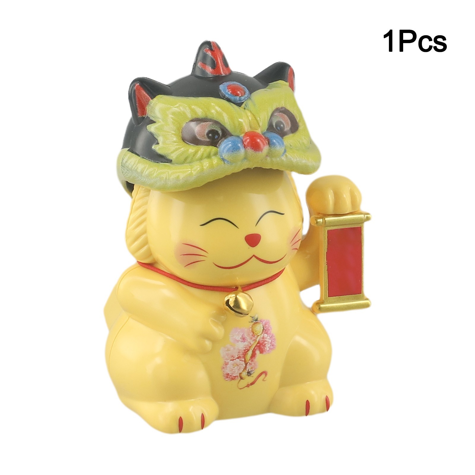 Auspicious Solar Powered Nodding Figurine Perfect for Various Settings
