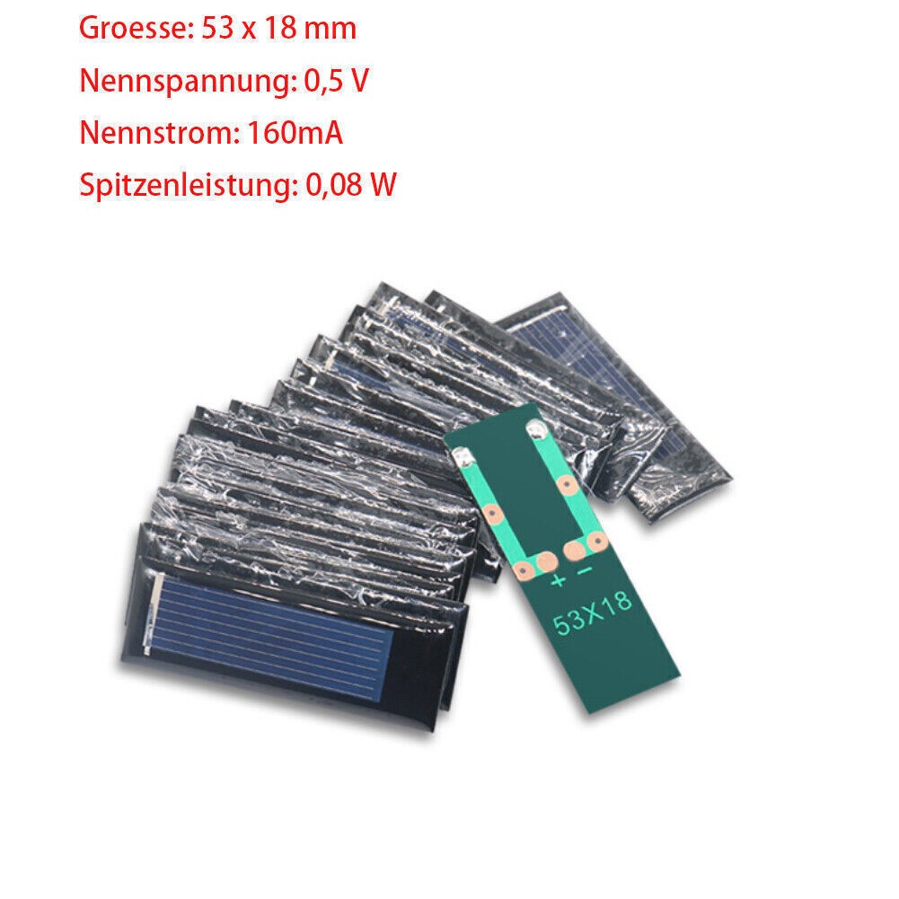 0.5-10V DIY Solar Cell Mini Solar Panel DIY for Phone Charger outdoor