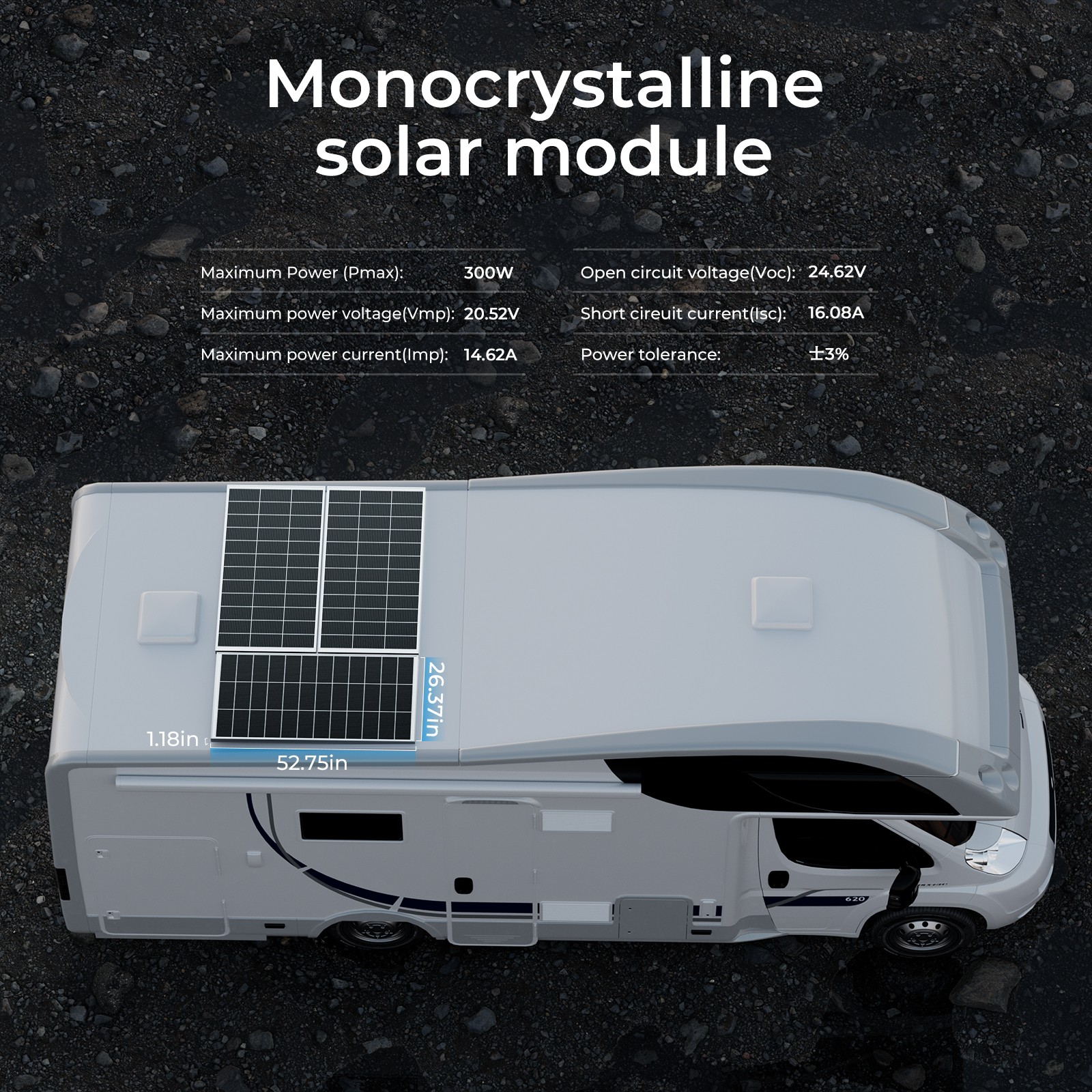 300W 600W 900W 1800W Mono Solar Panel 18BB Charg Off-Grid Battery Power RV Boat