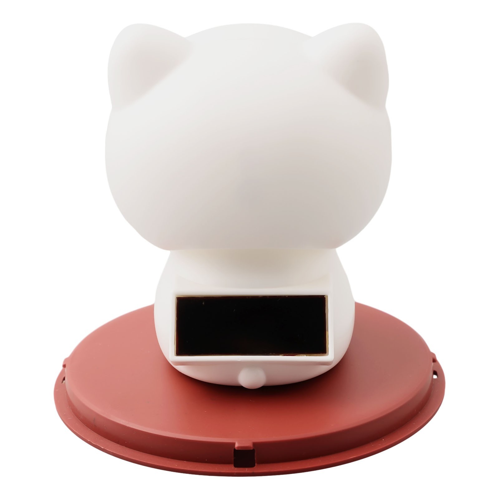 Lucky Cat Solar Powered Auto Waving Figurine Perfect for Good Luck and Wealth