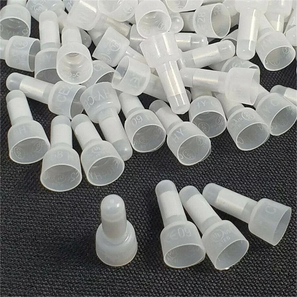 Secure Connection Solutions 200 Pcs Closed End Crimp Connectors in Nylon