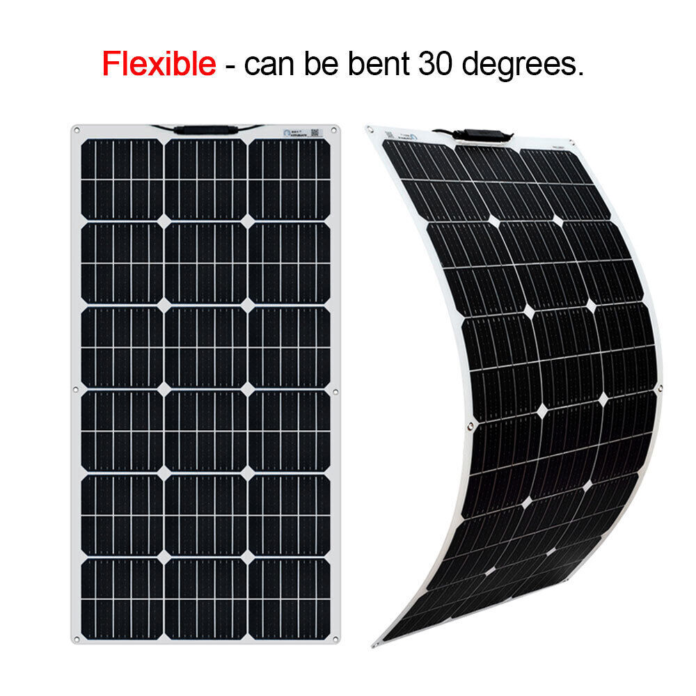 150W Monocrystalline Solar Panel High Efficiency Durable RV Marine Boat Off Grid
