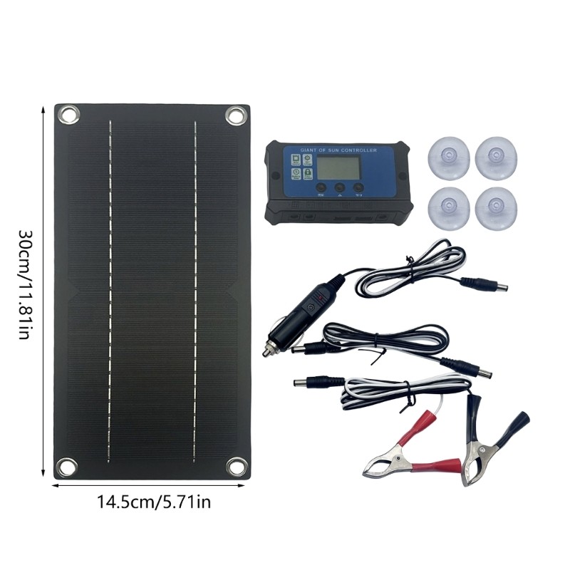 600W 100A Solar Panel with Wire Dripping Glues Plate Solar Systems Enduring
