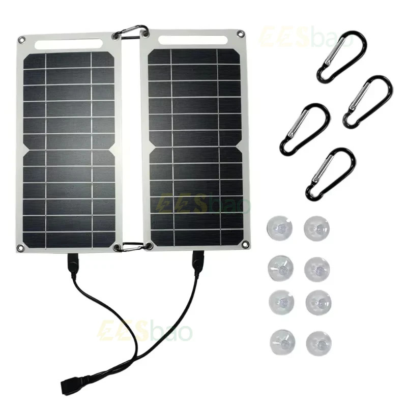 35W 5V USB Sunpower Portable Solar Panel Solar Plate Safe Stabilize Charger ForP