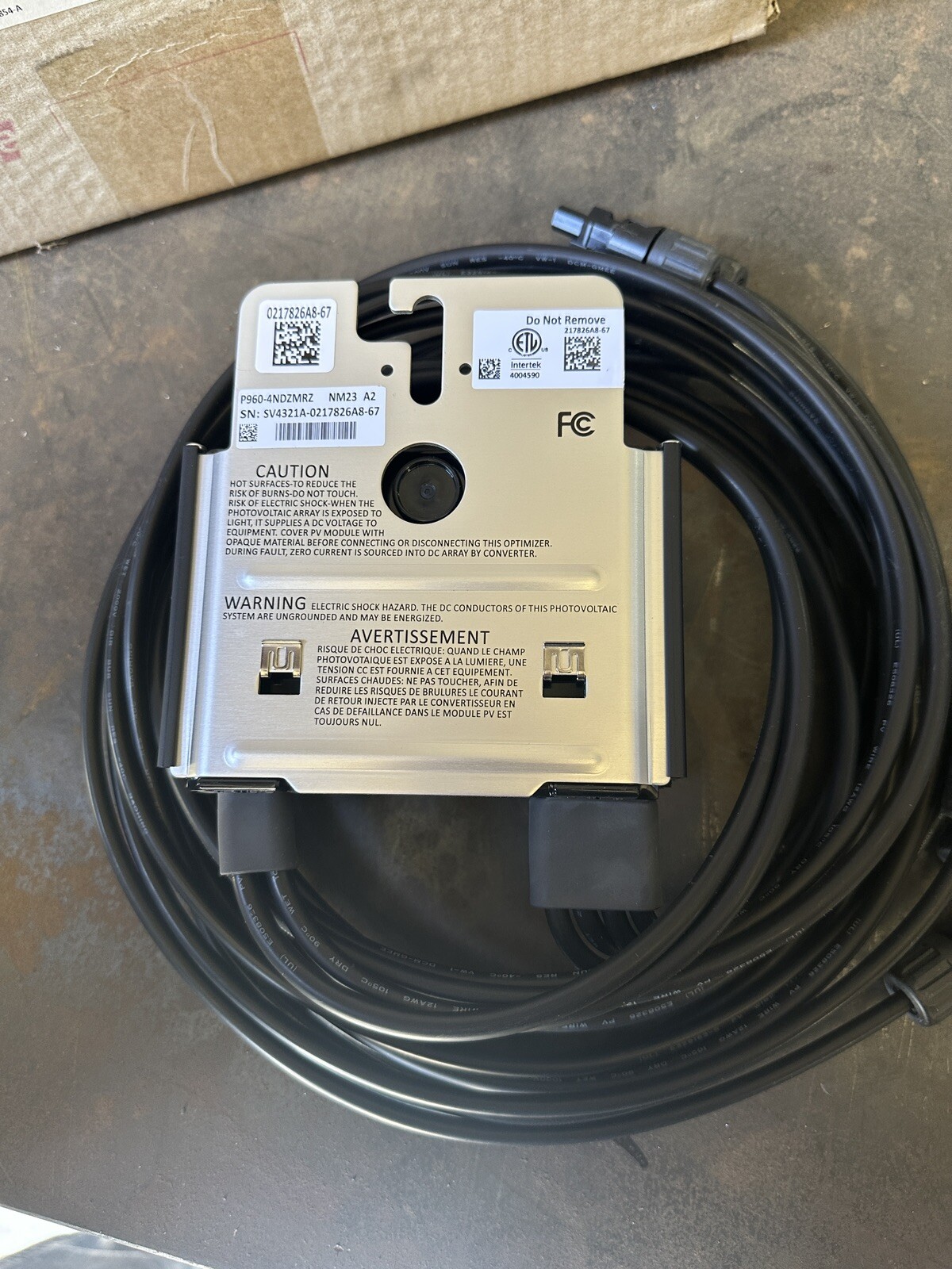 SolarEdge P960,Power Optmizer, Dual input, P960-4NDZMRZ QTY. 10