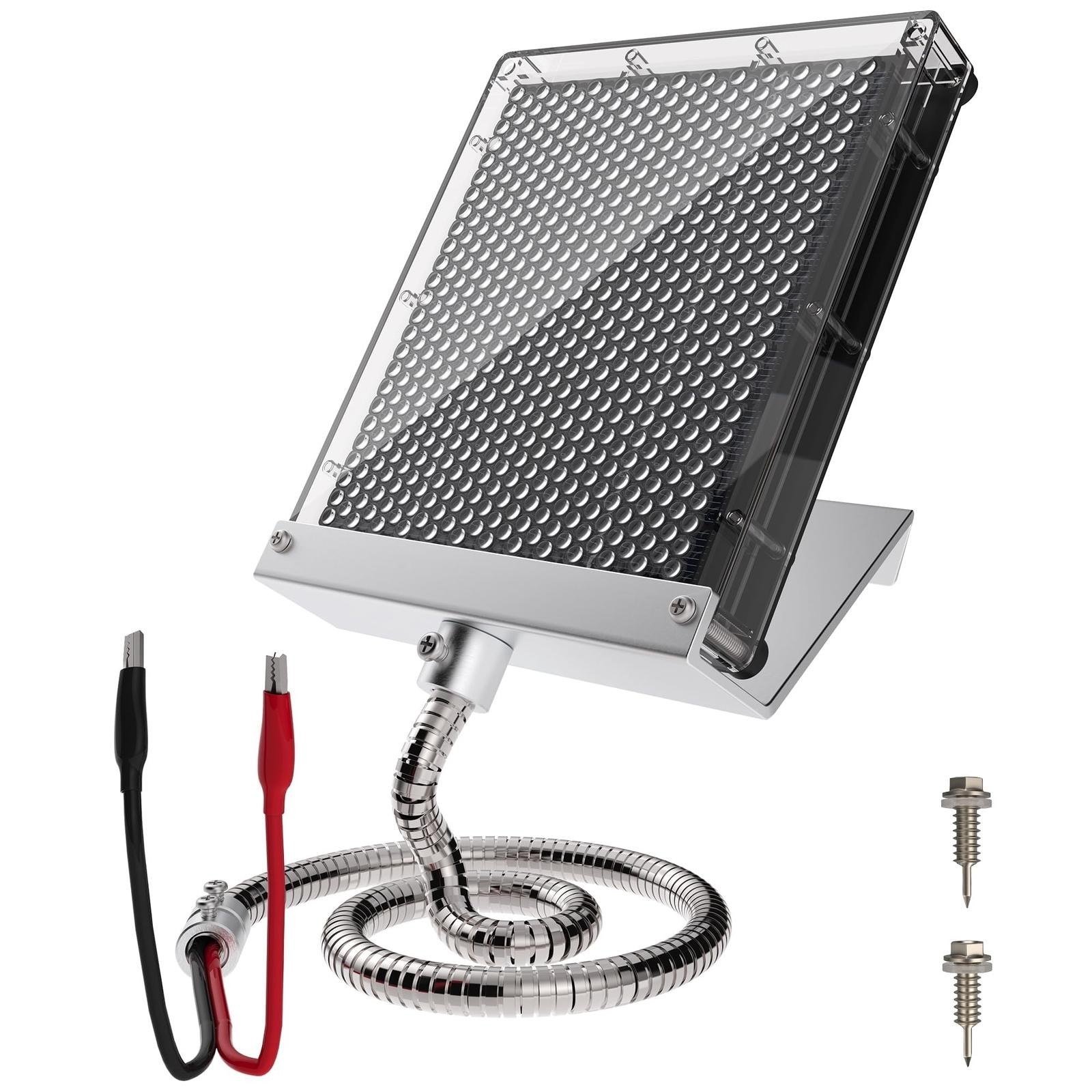 6v Solar Panel Battery Charger for Deer Feeder, 1.7w Waterproof Solar Panel with