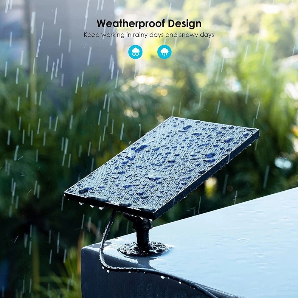 ieGeek Solar Charger for Wireless Security Cameras Outdoor USB Power Supply
