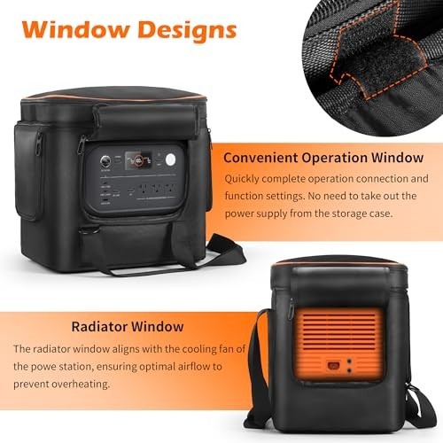 Portable Power Station Carrying Bag for Explorer 2000 V2, Travel Case with Quick