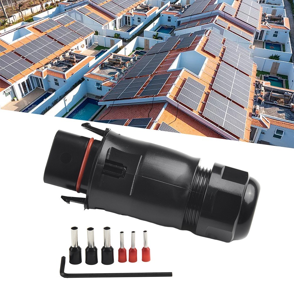 IP68 Waterproof LY01 Connector Cable Screwed Wire Connection for Deye Inverters