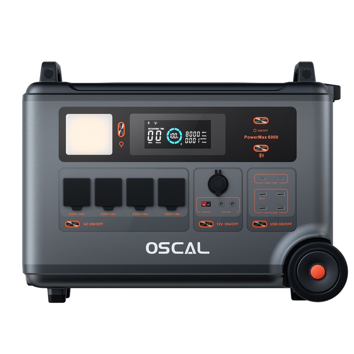 Blackview OSCAL PowerMax 6000 Portable Power Station 6000W +Extra Battery 7200Wh