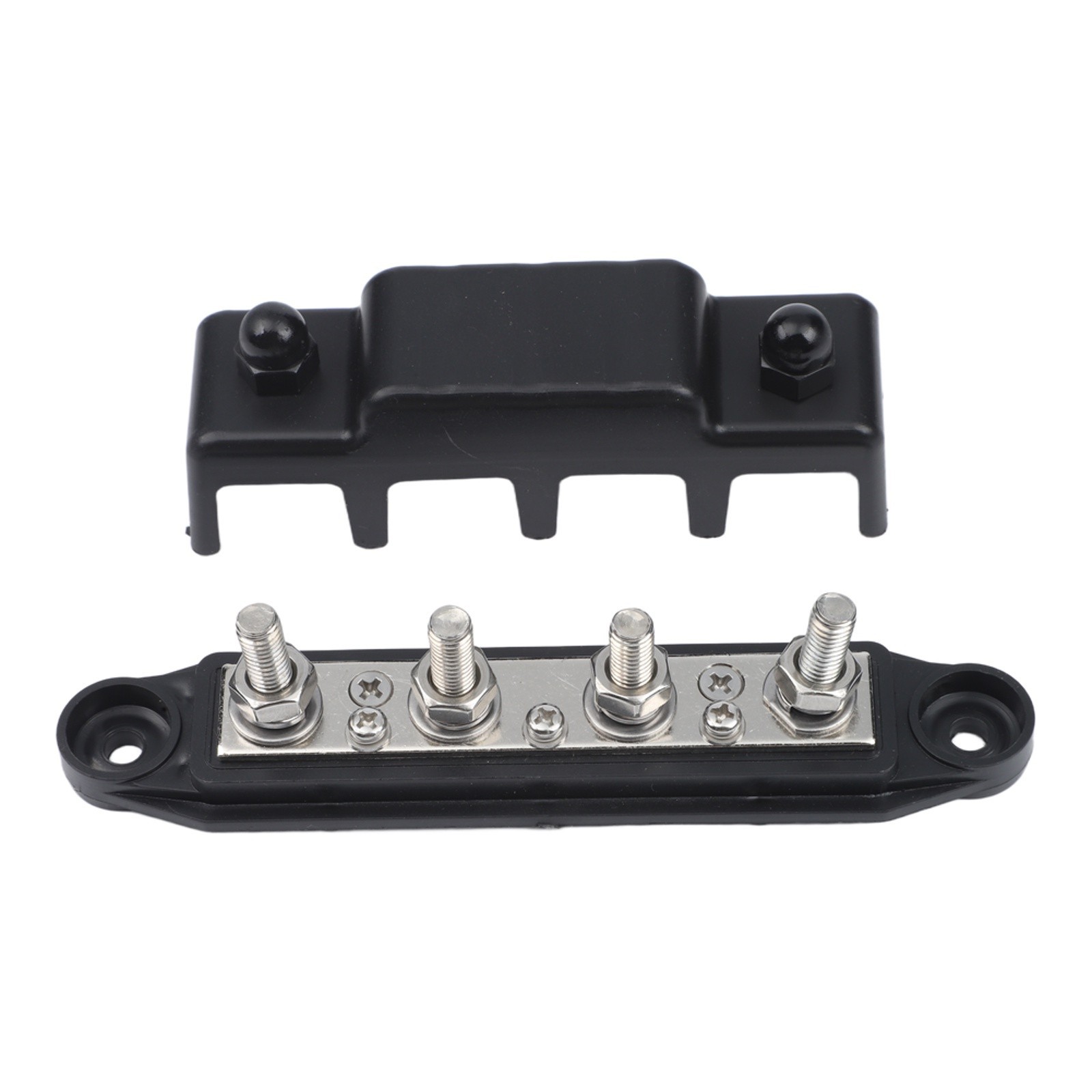 12V Busbar ABS Plastic Housing Zinc Alloy Components Pure Copper Conductor