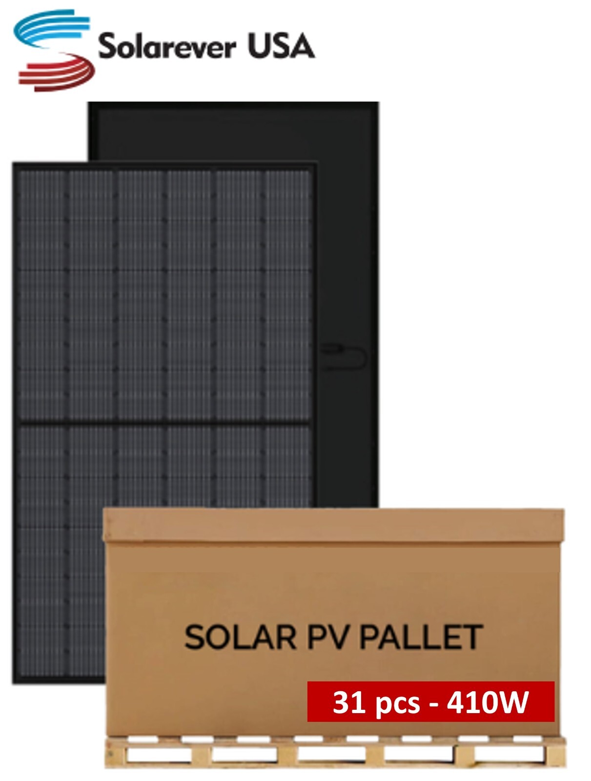 SolarEver 410W 108-Half Cell Mono Solar Panel – PICK UP ONLY