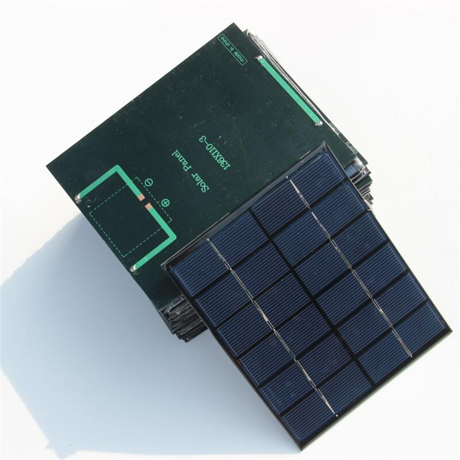 ® 1pc 2w 6v 330ma Mini Solar Panel Module DIY Polysilicon Solar Epoxy Cell Ch…