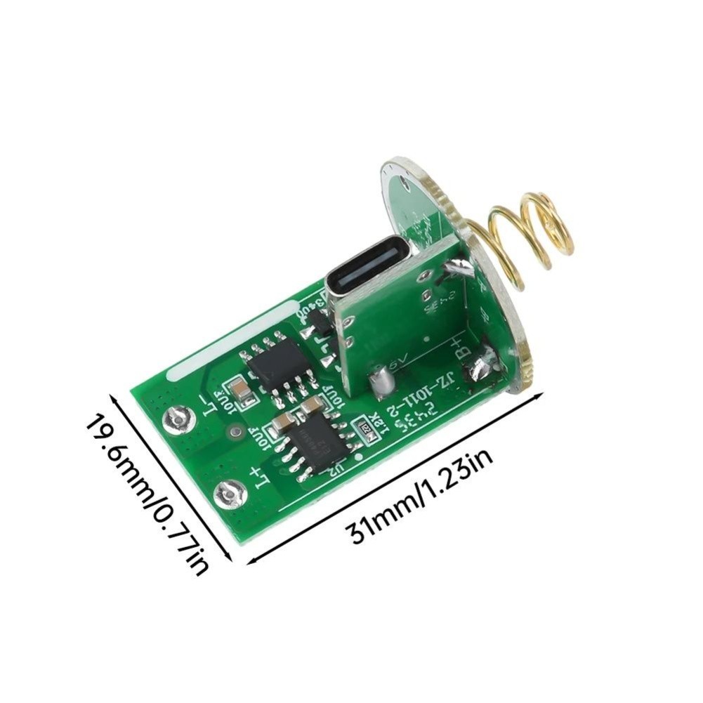 34 2V LED Driver Board Rechargeable Flashlight Switch PCB Circuit Board for DIY