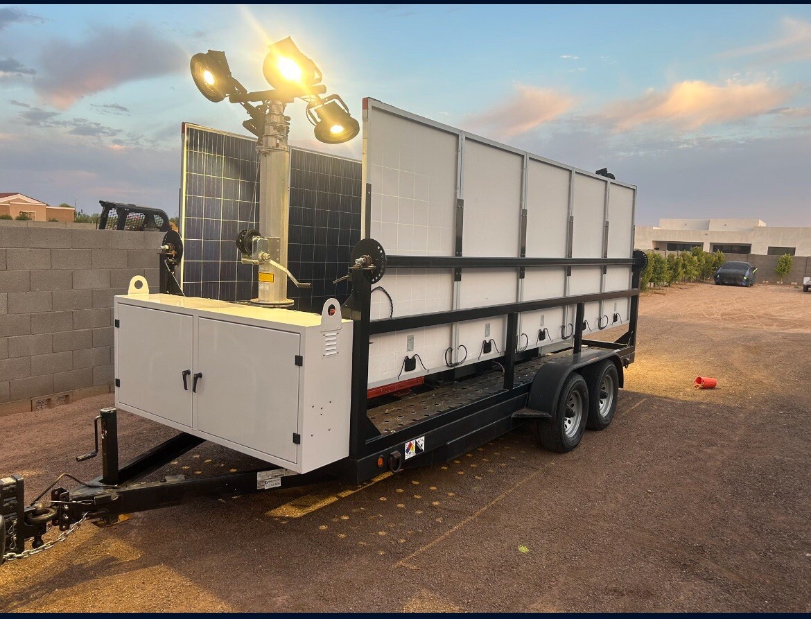 2018 DC Solar 20 Hybrid Light Tower With Generator