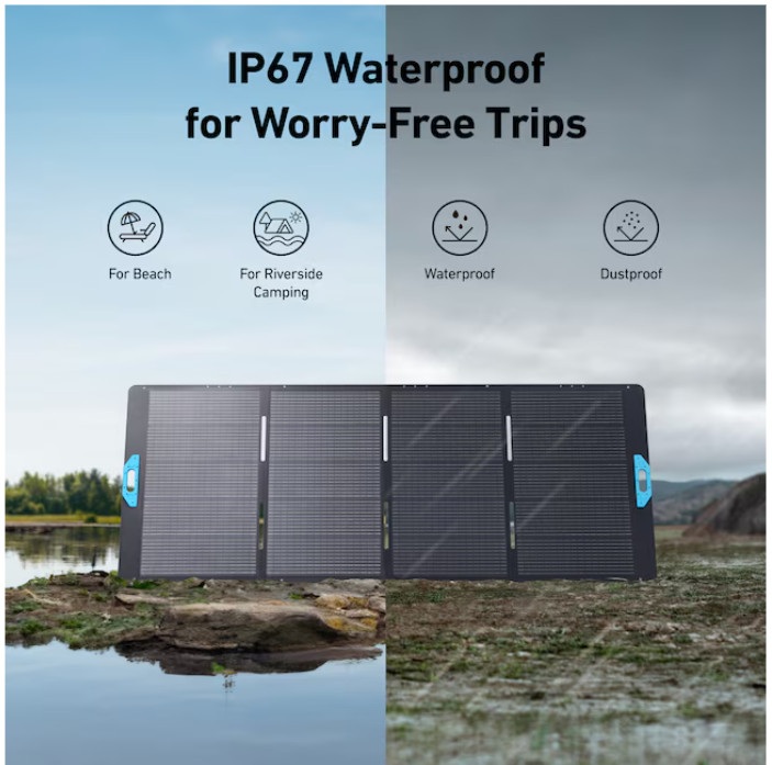 Anker PS400 100-in x 39-in x 1.2-in 400-Watt Portable Solar Panel – NEW BRAND
