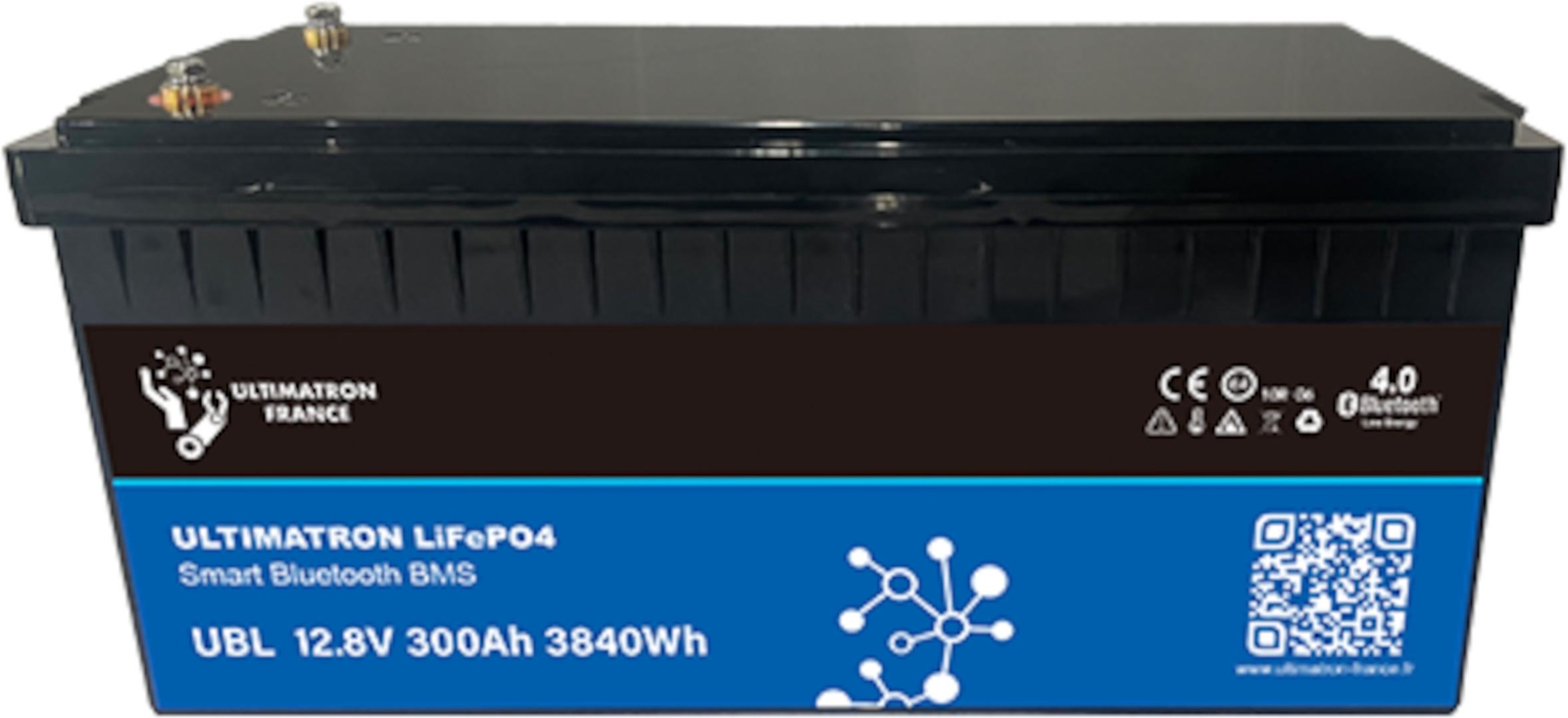 Ultimatron LifePo4 Lithium Battery 12.8V 300Ah UBL-12-300-PRO with Bluetooth