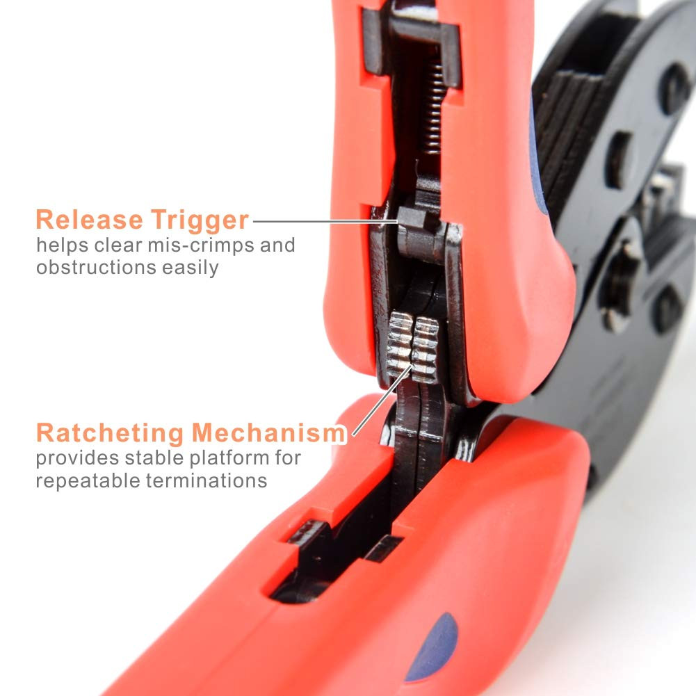 Icrimp Solar PV Cable Crimping Tool for IWS4 Solar Connectors, Awg14-10,2.5/4/6M