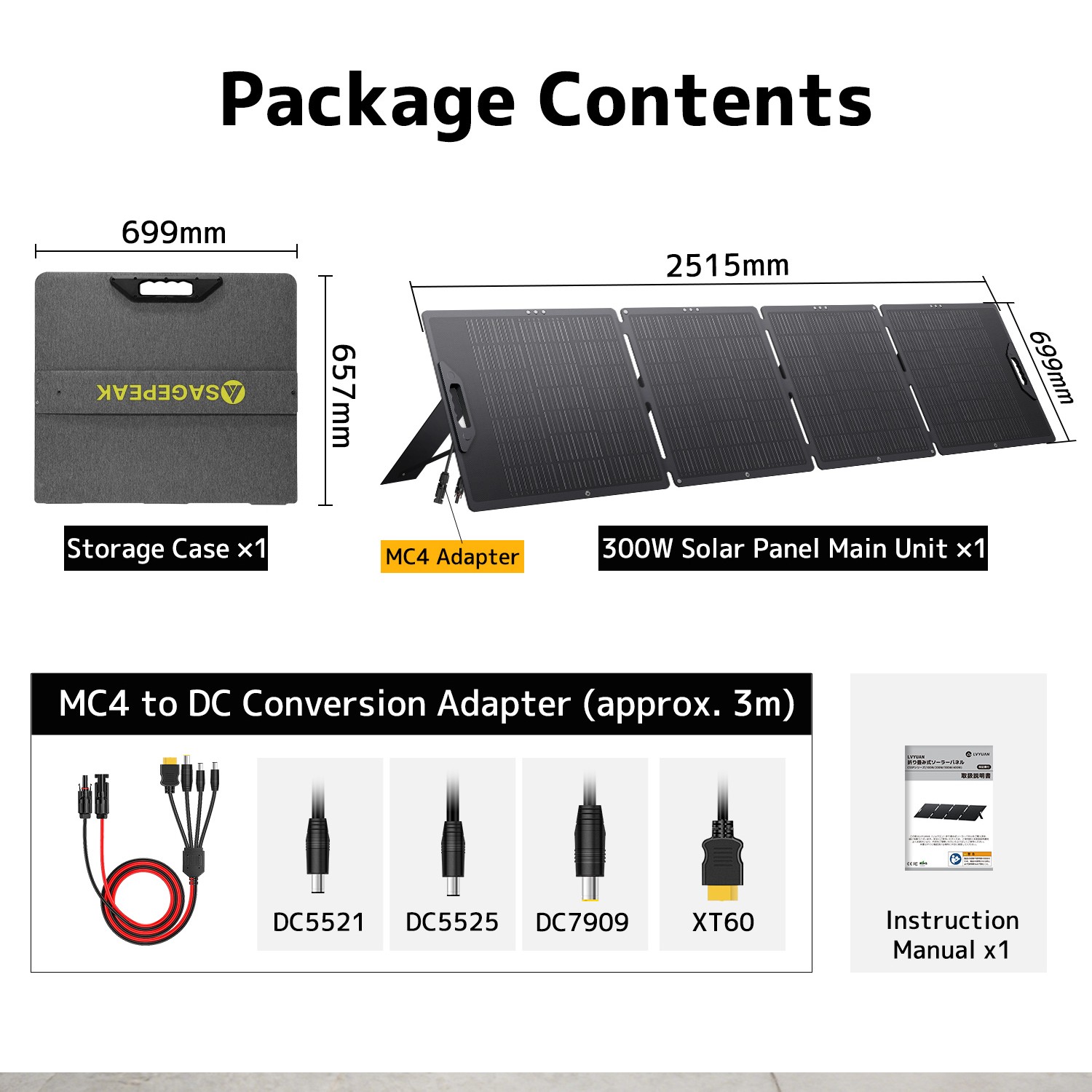 400W Portable Foldable Solar Panel for Emergency Home RV Van Off Grid Camping
