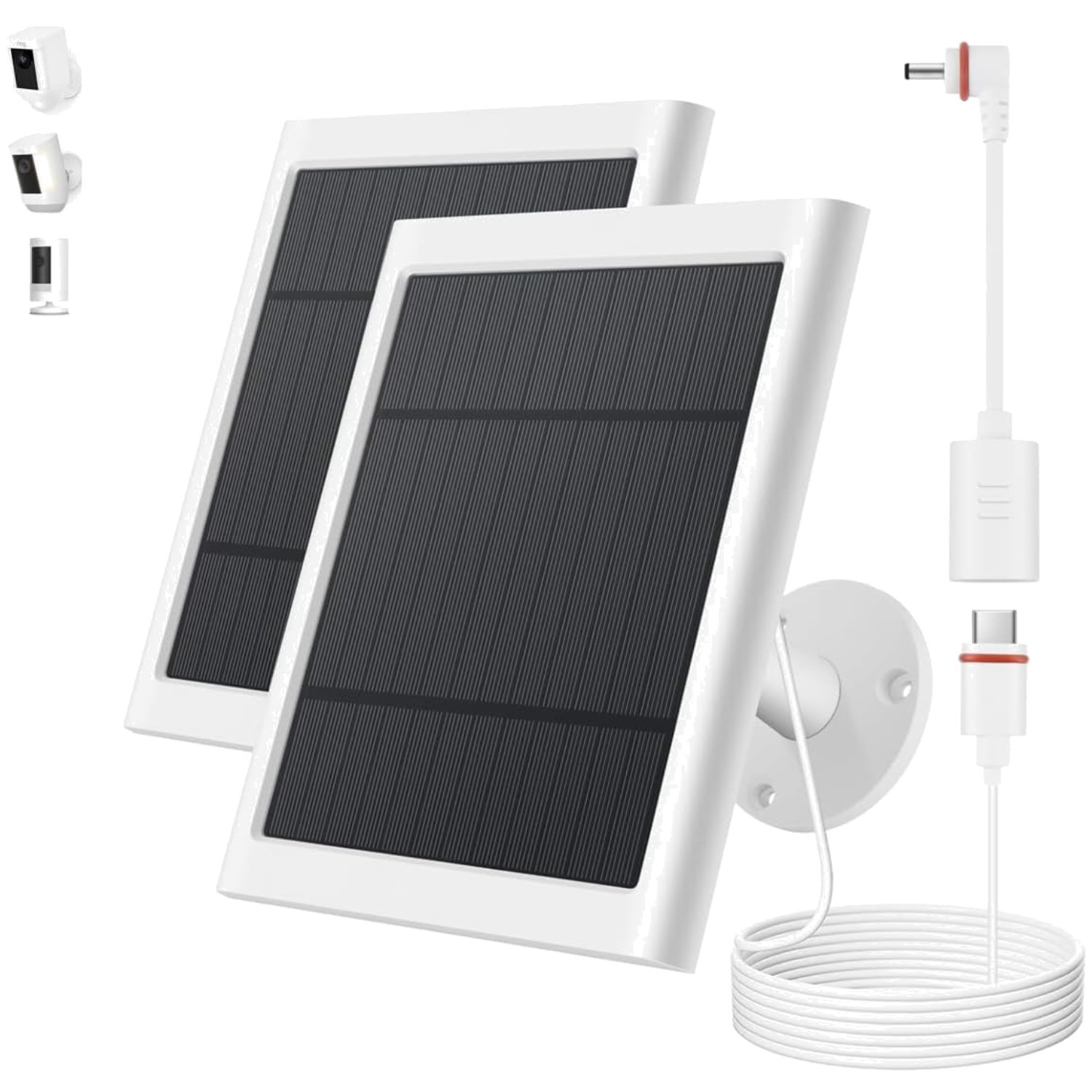 Ring Solar Panel Charger 2 Pack – 4W Fast Charge